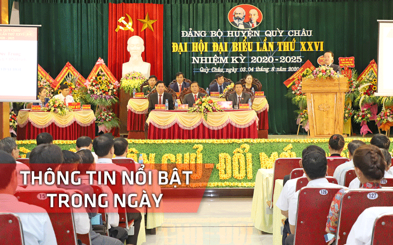 Nghệ An: Thông tin nổi bật ngày 4/8