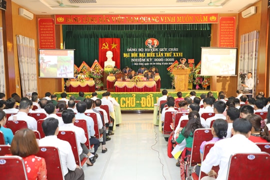 Bế mạc Đại hội đại biểu Đảng bộ huyện Quỳ Châu lần thứ XXVI, nhiệm kỳ 2020 - 2025