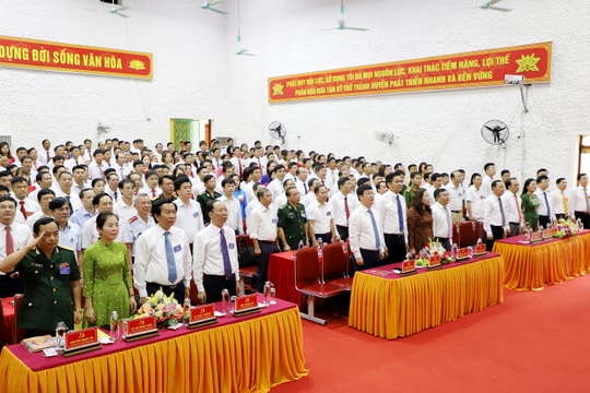 Đại hội đại biểu Đảng bộ huyện Tân Kỳ, nhiệm kỳ 2020 – 2025 khai mạc phiên chính thức