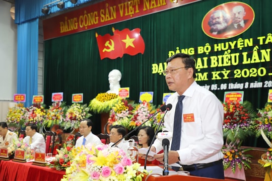 Bế mạc Đại hội Đại biểu Đảng bộ huyện Tân Kỳ lần thứ XXI, nhiệm kỳ 2020 - 2025