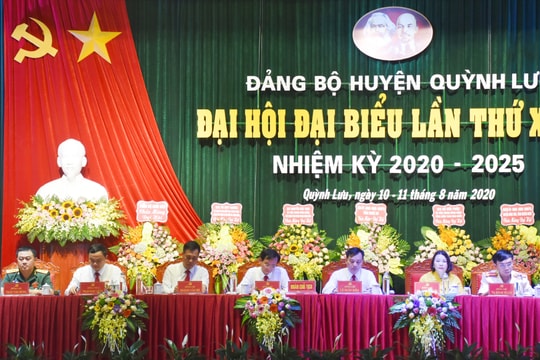 Khai mạc phiên trù bị Đại hội đại biểu Đảng bộ huyện Quỳnh Lưu, nhiệm kỳ 2020 - 2025