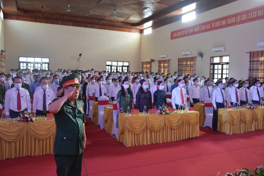 Khai mạc phiên chính thức Đại hội đại biểu Đảng bộ huyện Quỳnh Lưu nhiệm kỳ 2020-2025