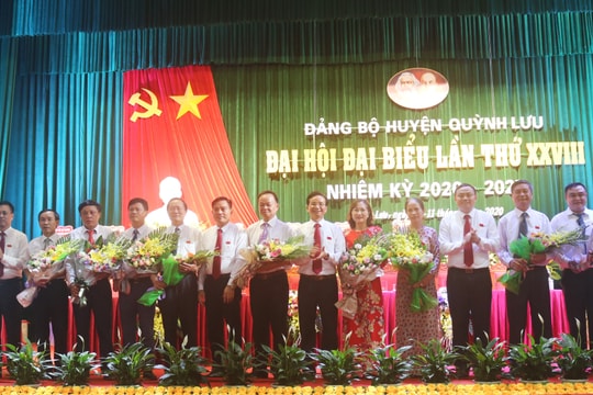 Bế mạc Đại hội đại biểu Đảng bộ huyện Quỳnh Lưu lần thứ XXVIII, nhiệm kỳ 2020 – 2025
