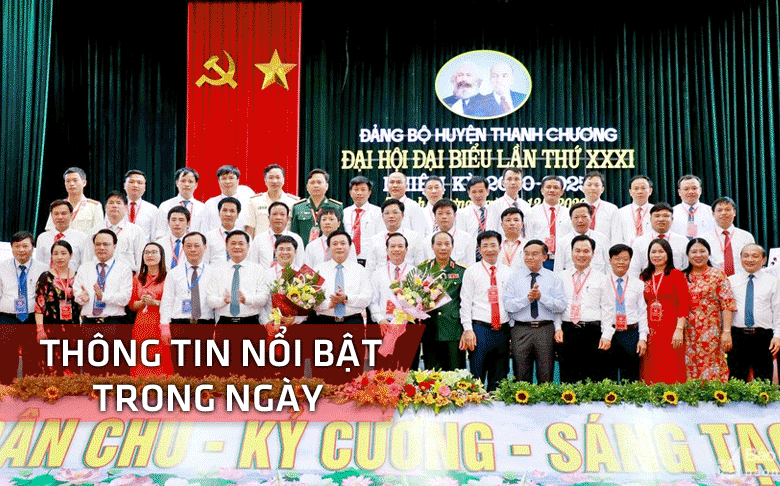 Nghệ An: Thông tin nổi bật trong ngày 12/8