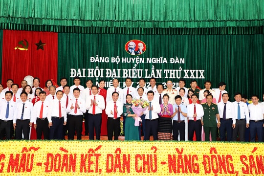 Danh sách Ban Chấp hành Đảng bộ, Ban Thường vụ Huyện ủy Nghĩa Đàn nhiệm kỳ 2020-2025