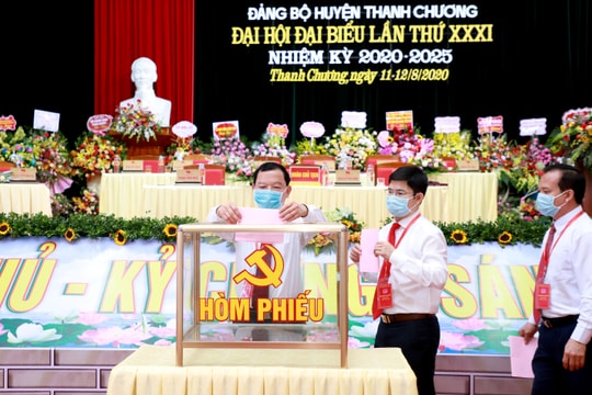 Khai mạc Đại hội đại biểu Đảng bộ huyện Thanh Chương nhiệm kỳ 2020 - 2025