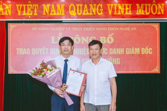Trung tâm Khuyến nông Nghệ An có tân giám đốc