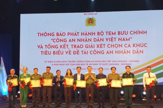 Công an Nghệ An giành giải cao cuộc thi sáng tác ca khúc đề tài Công an nhân dân