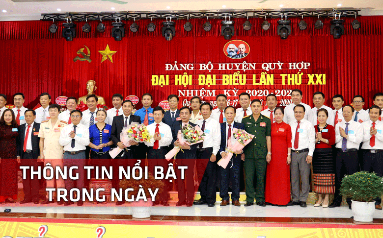 Nghệ An: Thông tin nổi bật ngày 17/8