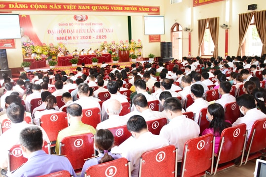Đảng bộ huyệ̣n Quế Phong khai mạc phiên trù bị Đại hội đại biểu lần thứ XXII, nhiệm kỳ 2020 - 2025