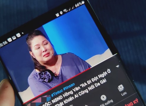 Tin giả nghệ sỹ Hồng Vân qua đời bị lan truyền trên YouTube