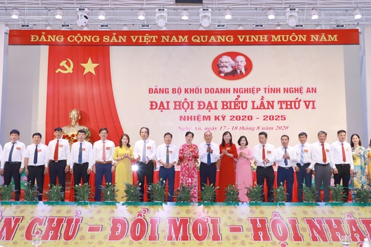 Bế mạc Đại hội đại biểu Đảng bộ Khối Doanh nghiệp tỉnh lần thứ VI, nhiệm kỳ 2020 – 2025  ​