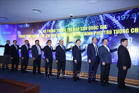 16 bộ, ngành và 63/63 tỉnh, thành đã kết nối với Hệ thống thông tin báo cáo quốc gia