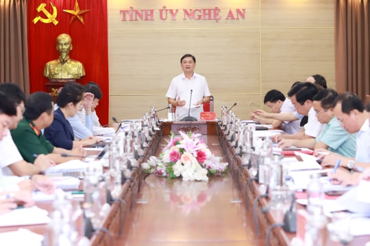 Ban Thường vụ Tỉnh ủy cho ý kiến các dự thảo Văn kiện Đại hội Đảng bộ tỉnh để trình Bộ Chính trị 