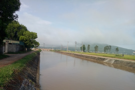 Nghệ An đóng kênh chính bara Đô Lương 