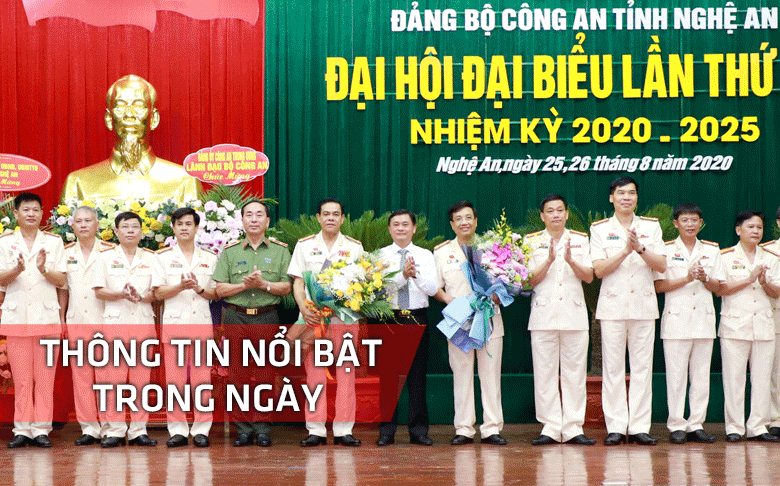 Nghệ An: Thông tin nổi bật ngày 26/8