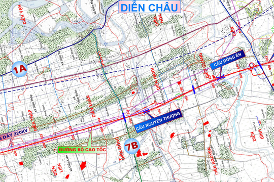 Dự kiến đền bù giải phóng mặt bằng cao tốc Bắc - Nam qua Diễn Châu hơn 1.100 tỷ đồng