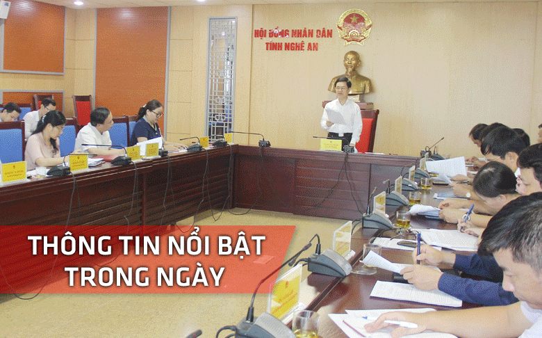 Nghệ An: Thông tin nổi bật ngày 27/8