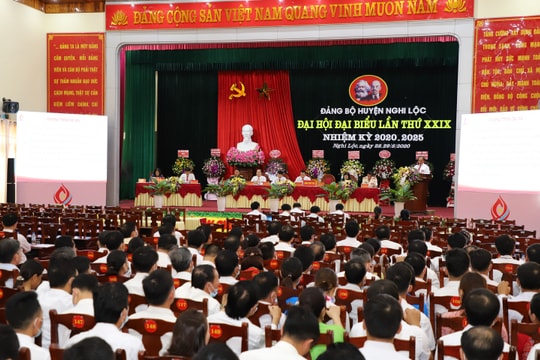 Đại hội đại biểu Đảng bộ huyện Nghi Lộc nhiệm kỳ 2020 - 2025 khai mạc phiên trù bị 