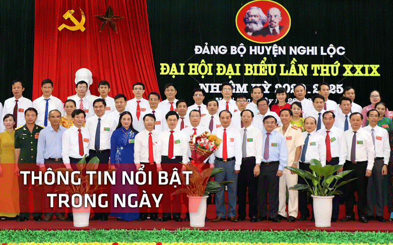 Nghệ An: Thông tin nổi bật ngày 29/8