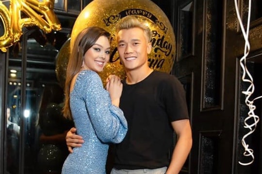 Nhan sắc cuốn hút của mẫu Tây vừa công khai hẹn hò thủ môn Bùi Tiến Dũng