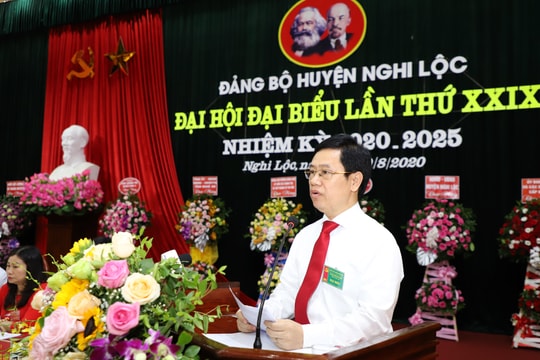 Nghi Lộc cần phát huy lợi thế, tích cực thu hút đầu tư, phấn đấu phát triển nhanh, bền vững