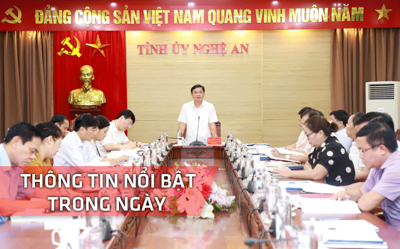 Nghệ An: Thông tin nổi bật ngày 31/8
