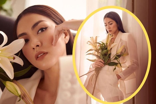 Đón đầu mốt suit xuyên thấu, Tăng Thanh Hà khiến fans 'phát sốt'