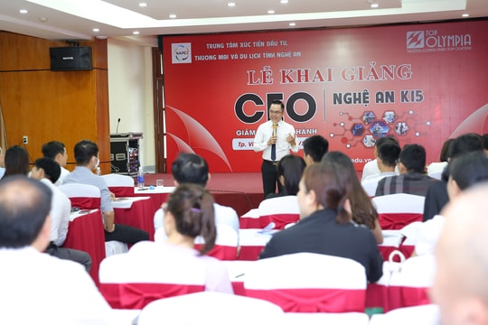 Khai giảng lớp đào tạo giám đốc điều hành doanh nghiệp ở Nghệ An