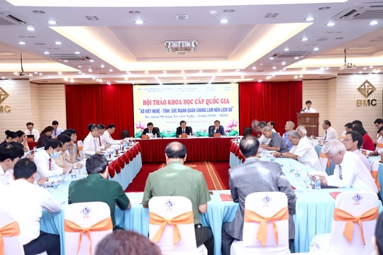 Hội thảo khoa học cấp quốc gia: 'Xô viết Nghệ - Tĩnh: Sức mạnh quần chúng  làm nên lịch sử'