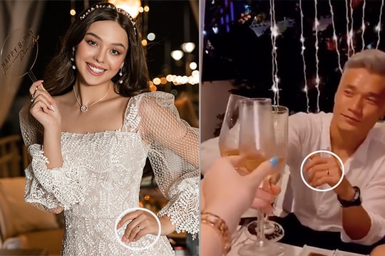 Lộ bằng chứng Bùi Tiến Dũng và chân dài Ukraina âm thầm đính hôn?