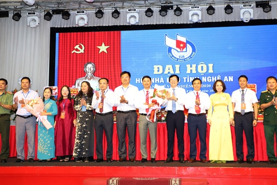 Thư cảm ơn của Hội Nhà báo Việt Nam tỉnh Nghệ An