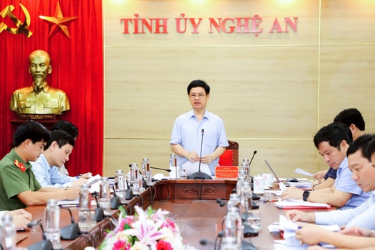 Chuẩn bị chu đáo công tác tổ chức, phục vụ Đại hội đại biểu Đảng bộ tỉnh Nghệ An