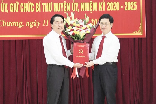Thanh Chương có tân Bí thư Huyện ủy