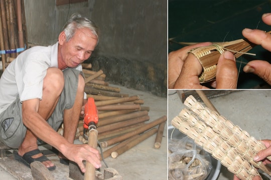 Lão nông Nghệ An nức tiếng là 'nghệ nhân' làm trúm bắt lươn vô cùng hiệu quả