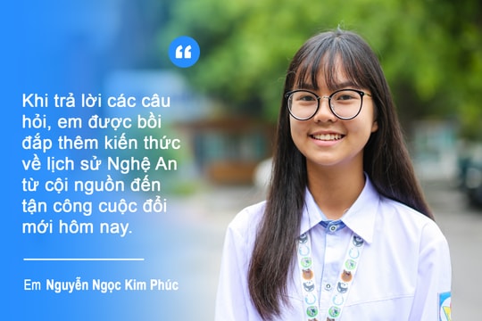 Thanh niên nói gì về cuộc thi tìm hiểu 'Lịch sử tỉnh Nghệ An 990 năm hình thành và phát triển'?