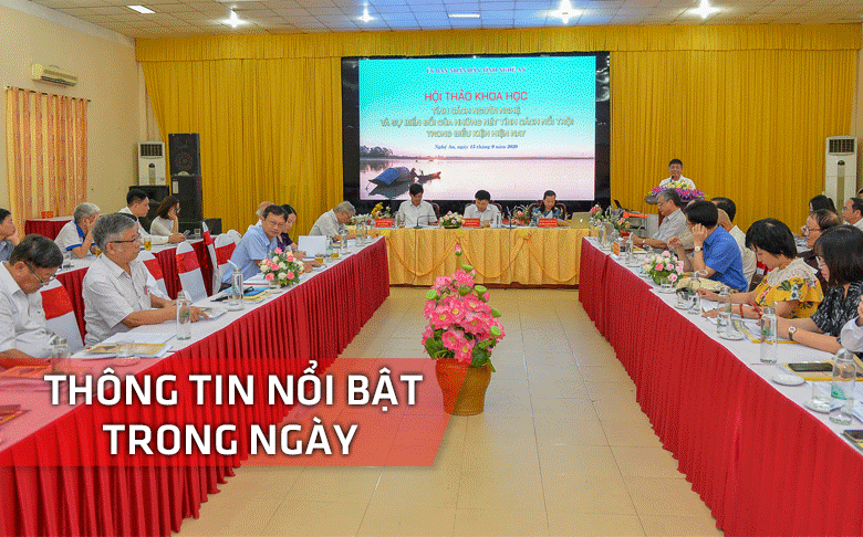 Nghệ An: Thông tin nổi bật ngày 15/9