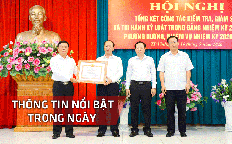 Nghệ An: Thông tin nổi bật ngày 16/9