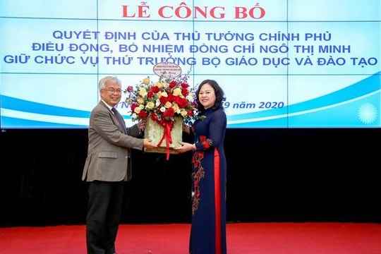 Công bố Quyết định bổ nhiệm tân Thứ trưởng Bộ Giáo dục và Đào tạo 