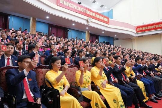 Khai mạc Đại hội Đảng bộ cấp tỉnh đầu tiên trên cả nước