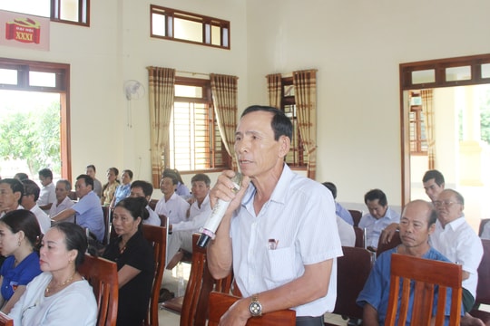 Cử tri đề nghị nghiên cứu điều chỉnh chủ trương giảm số lượng người làm việc ở cấp xã