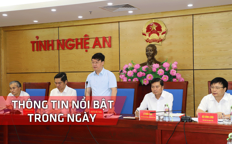 Nghệ An: Thông tin nổi bật ngày 24/9