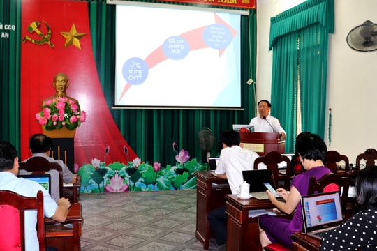 Đảng ủy Khối các cơ quan tỉnh kiểm tra, sát hạch công chức năm 2020