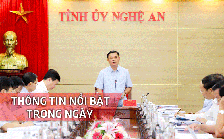Nghệ An: Thông tin nổi bật ngày 28/9