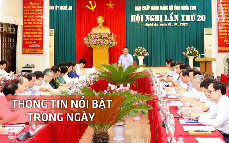 Nghệ An: Thông tin nổi bật ngày 1/10