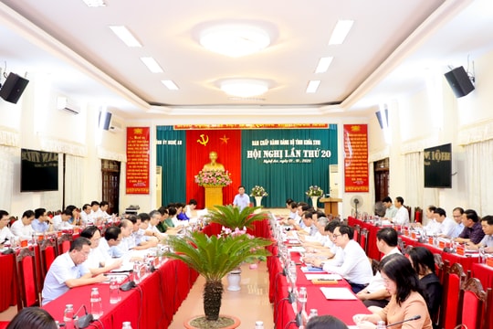 Ban Chấp hành Đảng bộ tỉnh cho ý kiến về kinh tế - xã hội 9 tháng năm 2020