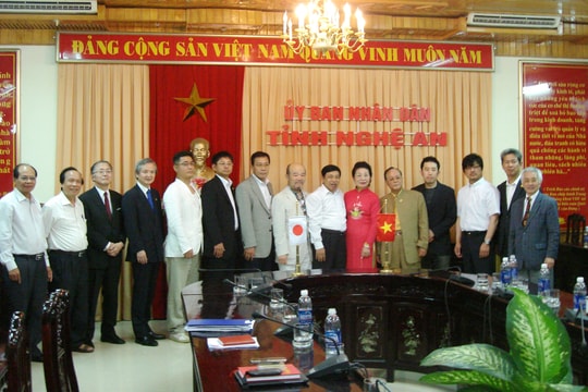 Người bạn Nhật Bản nặng lòng với Nghệ An 