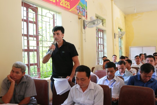 ĐBQH đề nghị huyện Quế Phong đưa vào lộ trình đầu tư công để hoàn thiện xây dựng cơ bản trên địa bàn