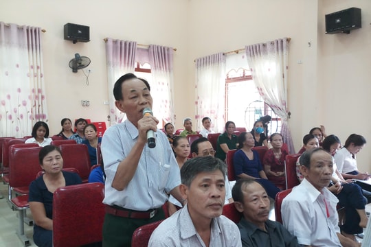 Cử tri đề nghị chế độ cho cán bộ bán chuyên trách khối, xóm, bản