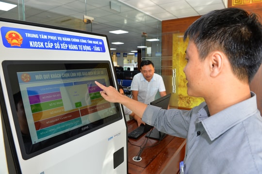 Nghệ An chuyển hơn 1.300 thủ tục hành chính ở các sở, ngành về Trung tâm phục vụ hành chính công